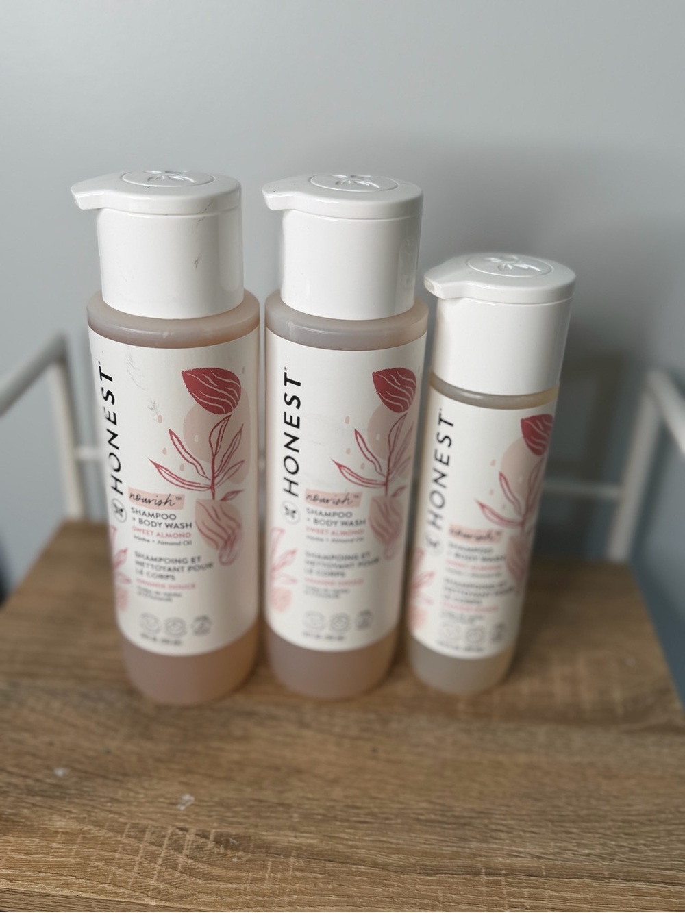 ALL BRAND NEW The Honest Company Soft Pink Shampoo & Body Wash Trio